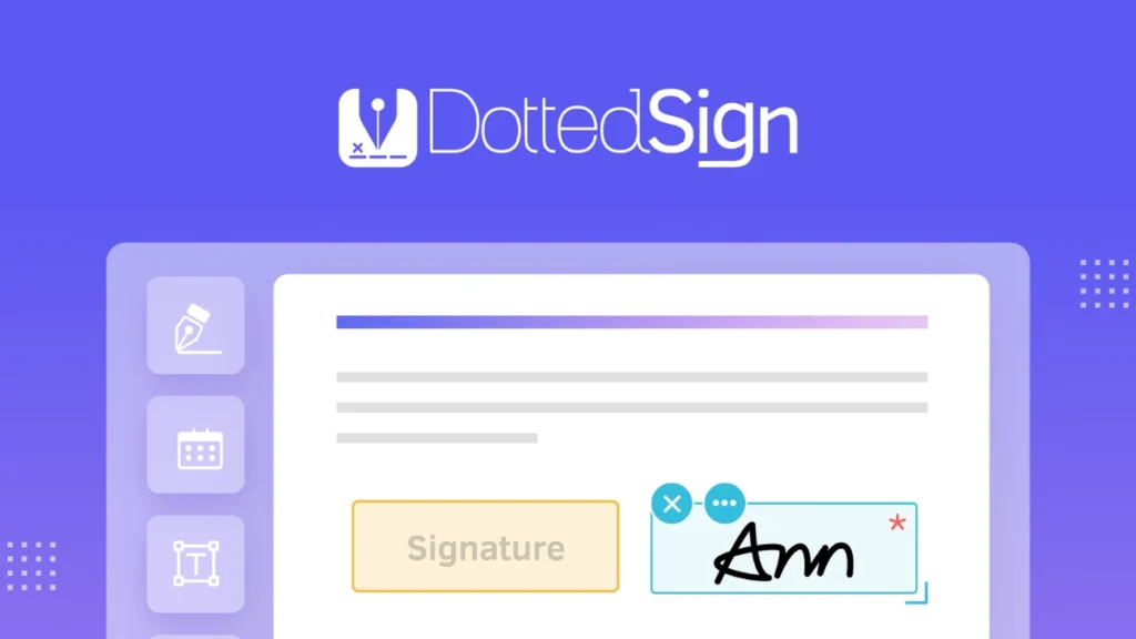 Dotted sign, e signature, e signature services,e signature online, Dottedsign