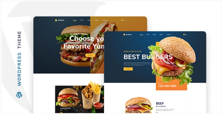 burgos Cloud Kitchen Restaurant Website Themes