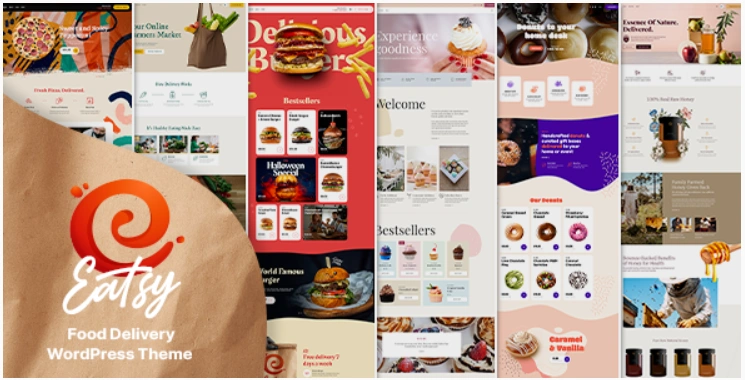 eatsy Cloud Kitchen Restaurant Website Themes