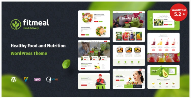 fitmeal Cloud Kitchen Restaurant Website Themes