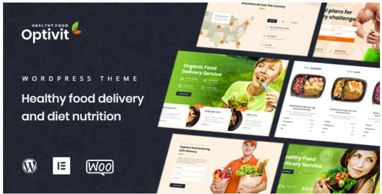 optivit Cloud Kitchen Restaurant Website Themes