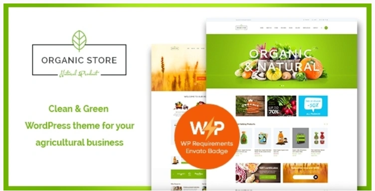 organic store Cloud Kitchen Restaurant Website Themes