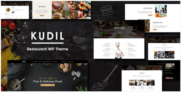 kudil Cloud Kitchen Restaurant Website Themes